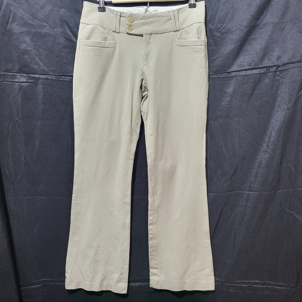 Banana Republic Martin Fit Women's Khaki Trousers Size 6R